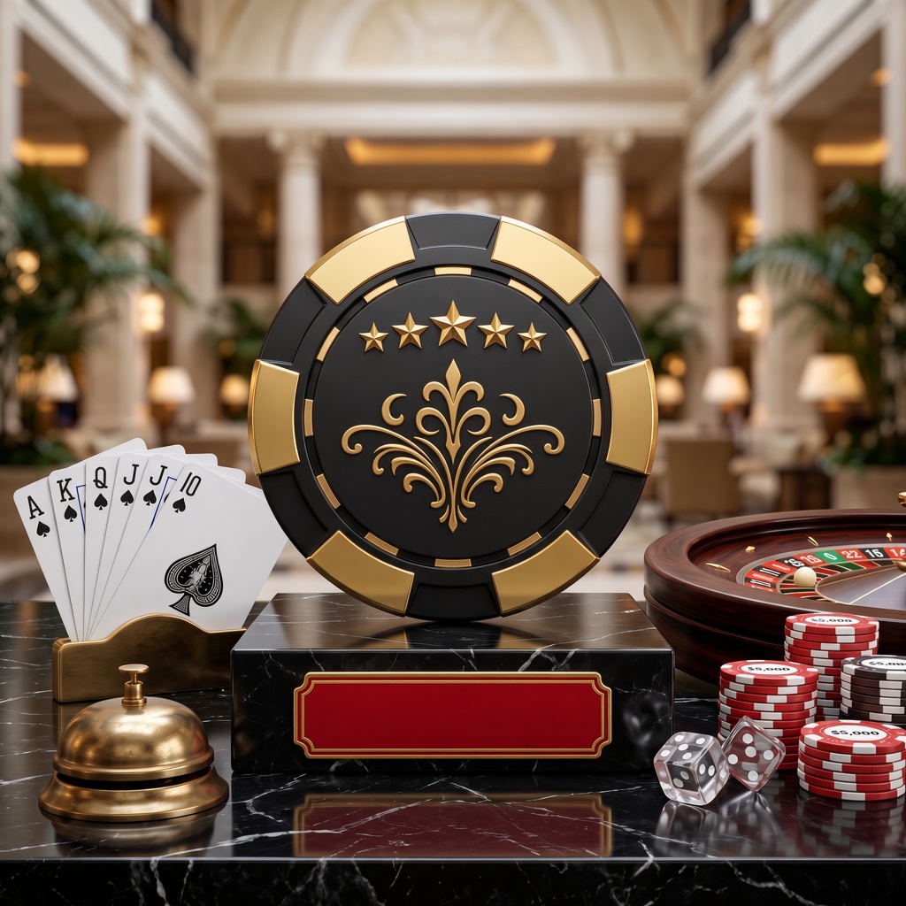 Penalty Box League — casino atmosphere with chips, cards, roulette and a service bell